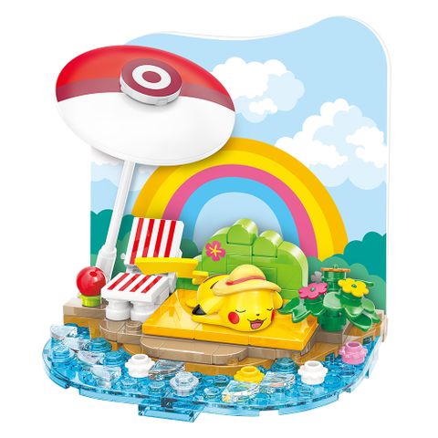QMAN 寶可夢 小場景系列 溫暖日光浴