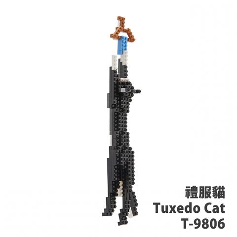【Tico 微型積木】T-9806 禮服貓 Tuxedo Cat