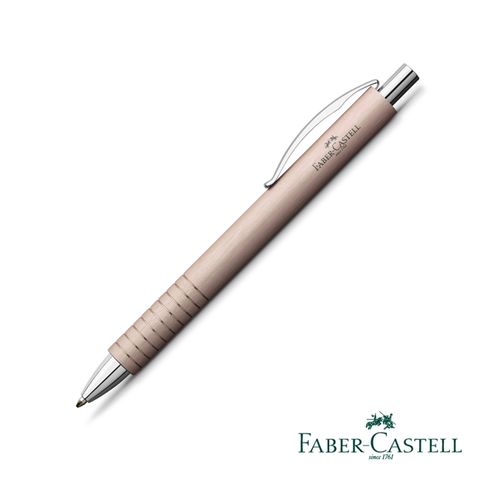 Faber-Castell 輝柏 ESSENTIO - 玫瑰金白夾 原子筆