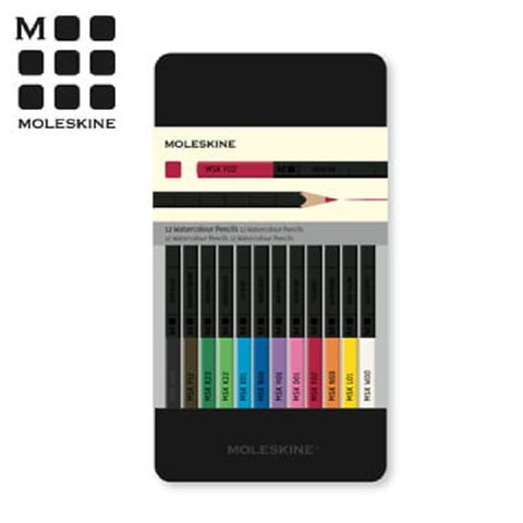 MOLESKINE 水彩色鉛筆組-12色