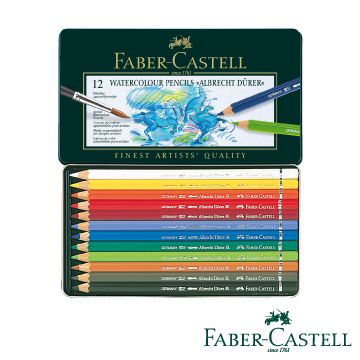 ★為專業藝術家量身打造★Faber-Castell 藝術家級 水性色鉛筆12色