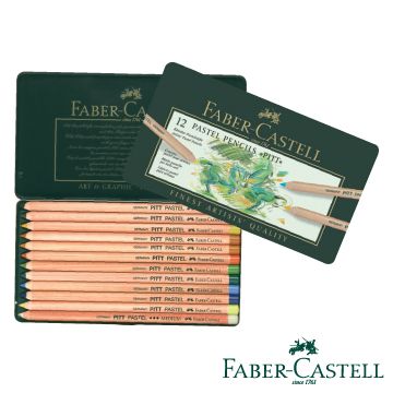 Faber-Castell 輝柏 藝術家級 粉彩色鉛筆12色