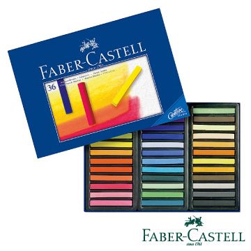 Faber-Castell 輝柏 創意工坊 軟性粉彩條-長條型36色