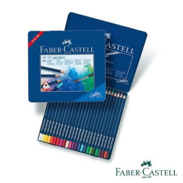 ★美術系繪畫首選★Faber-Castell 創意工坊 水性色鉛筆24色