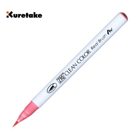 【Kuretake 日本吳竹】021 RB-6000AT 吳竹彩繪毛筆 Light Carmine