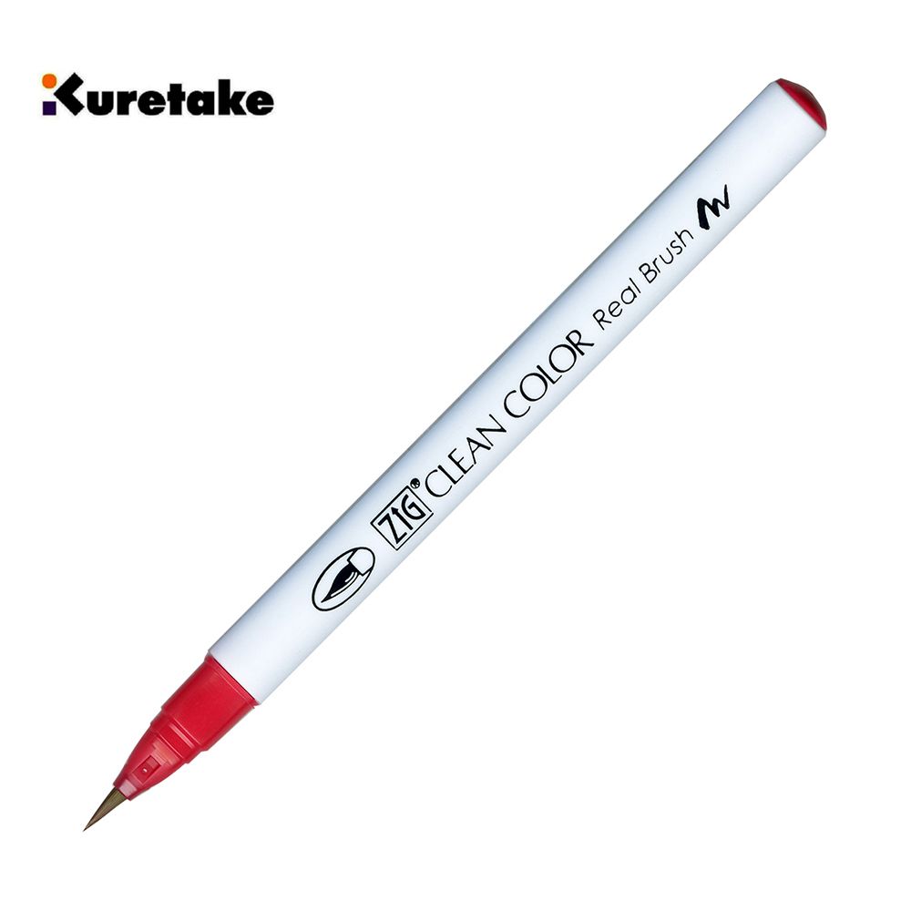 Kuretake 日本吳竹 029 RB-6000AT 吳竹彩繪毛筆 Geranaum Red