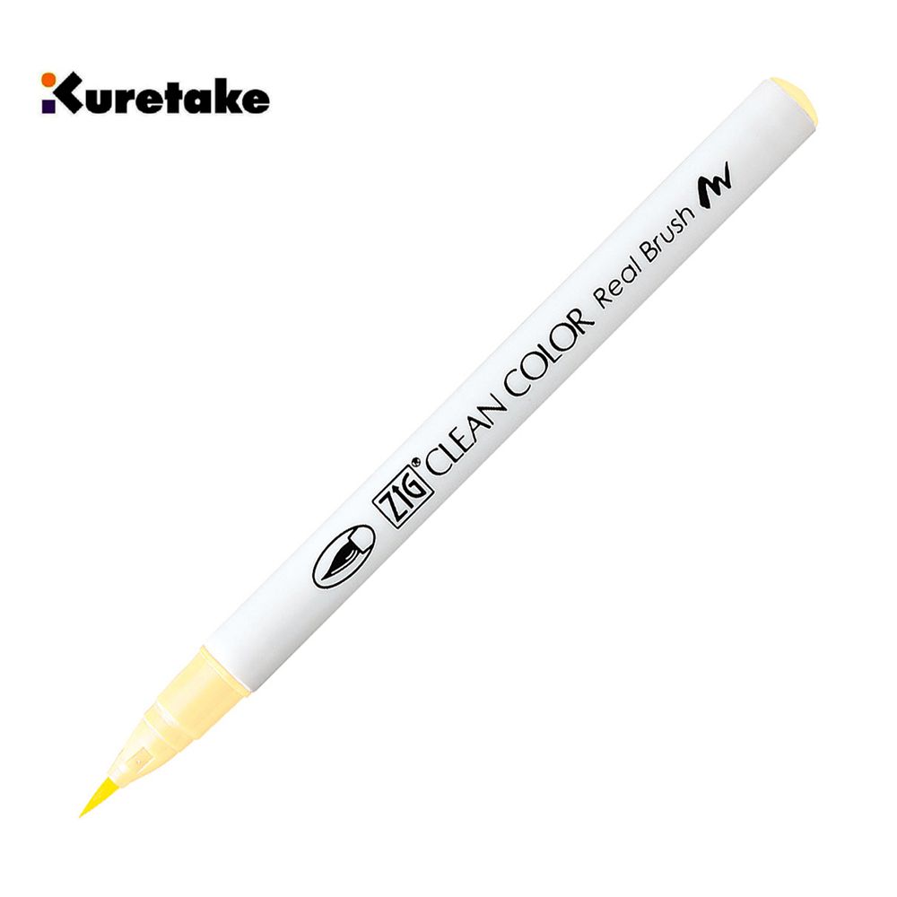 Kuretake 日本吳竹 055 RB-6001AT 吳竹彩繪毛筆 Pale Yellow