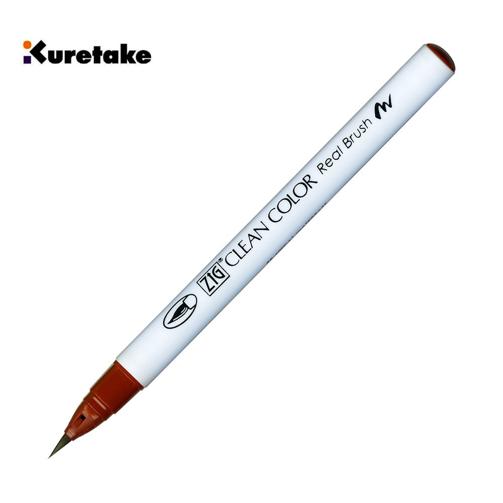 Kuretake 日本吳竹 060 RB-6000AT 吳竹彩繪毛筆 Brown