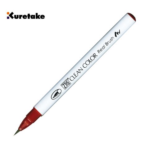 Kuretake 日本吳竹 260 RB-6000AT 吳竹彩繪毛筆 Deep Red