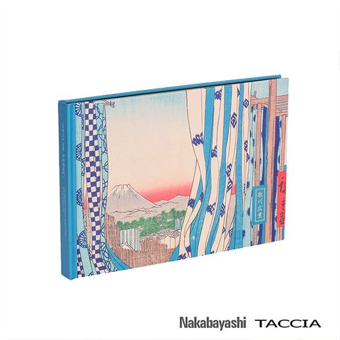 ★NCL日本製造相本專家★NAKABAYASHI 浮世繪系列 歌川重 A5自黏相本(淺縹)
