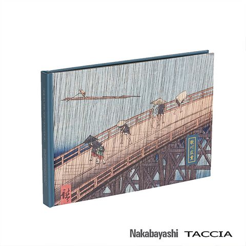 ★NCL日本製造相本專家★NAKABAYASHI 浮世繪系列 歌川重 A5自黏相本(藍鼠)