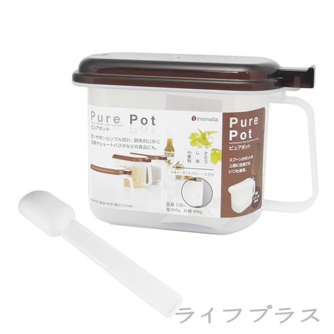 inomata 日本製廚房調味專用盒-720ml-1入組  (附匙)