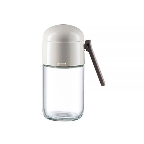  【生活采家】密封定量玻璃鹽罐調味罐180ml3入組#99574