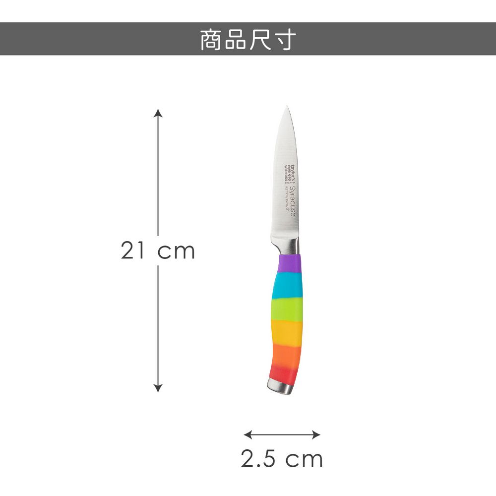 Taylors Eye Witness Rainbow削皮蔬果刀(彩虹8cm) | 切刀 小三德刀