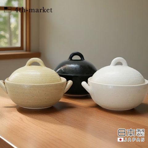 【4TH MARKET】日本製5號Coseru陶鍋/湯鍋 1000ml