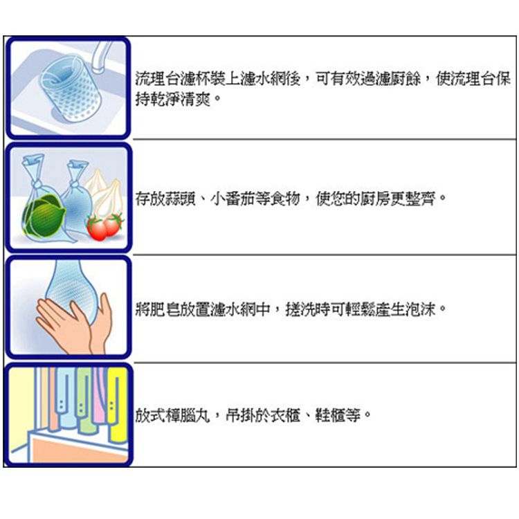  【一品川流】 流理台濾水網-150枚入