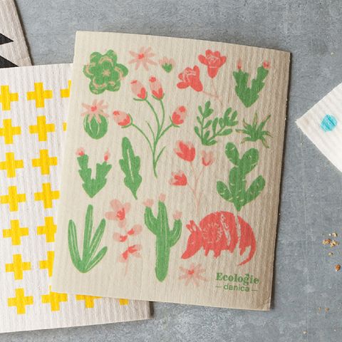 DANICA Ecologie瑞典環保抹布(花團犰狳)