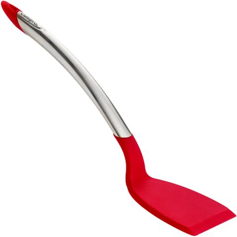 CUISIPRO 加拿大 鋼柄矽膠鍋鏟(紅7.5cm) / 炒菜鏟