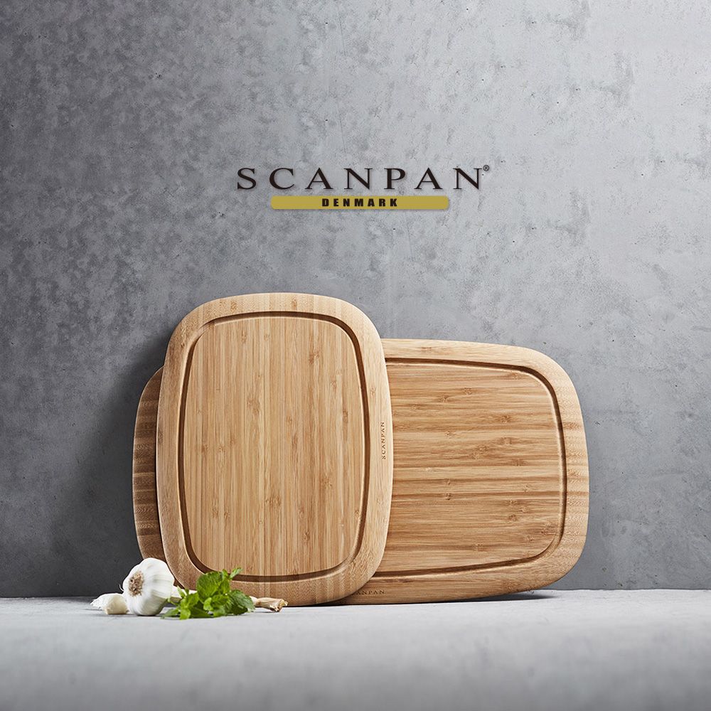 SCANPAN 經典系列 北歐長方竹製砧板 50x30 cm