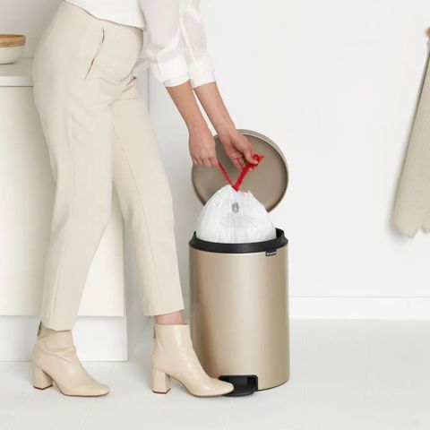 Brabantia NEWICON環保垃圾桶20L-香檳金