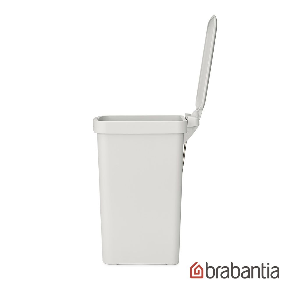 Brabantia PEDAL BIN STEPUP腳踏式環保回收垃圾桶16L-淺灰色