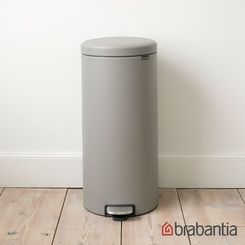 Brabantia NEWICON環保垃圾桶30L-礫石灰