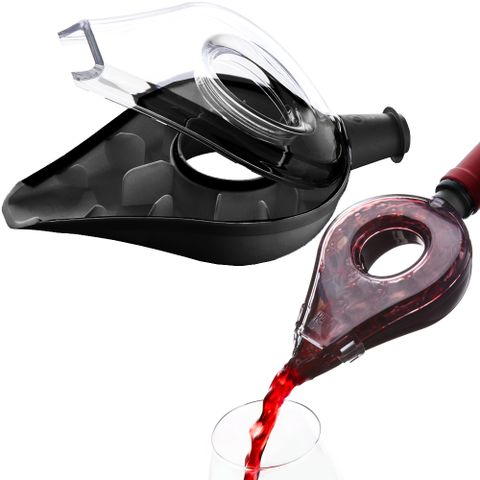 VACU VIN 環型醒酒注酒器(黑)