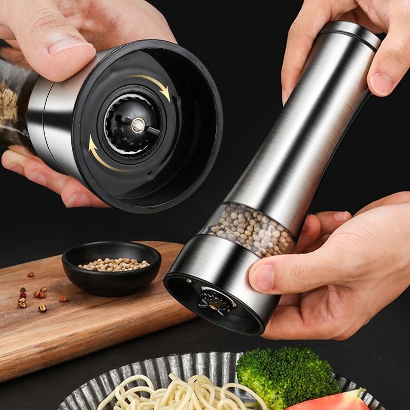 eSUN 易生 304不鏽鋼胡椒研磨器 研磨調味罐 佐料罐 香料罐 特大號全不鏽鋼款