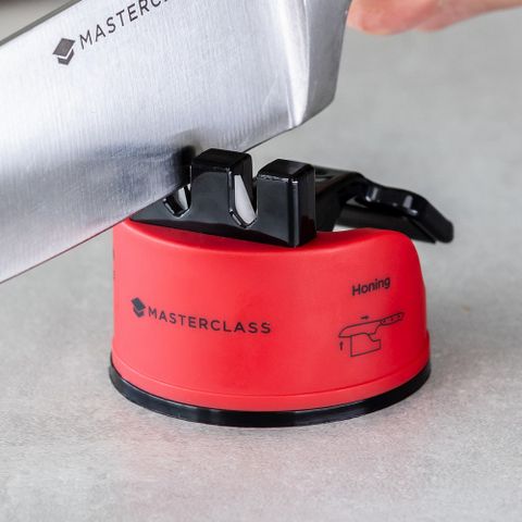 《MasterClass》雙槽磨刀器(紅)