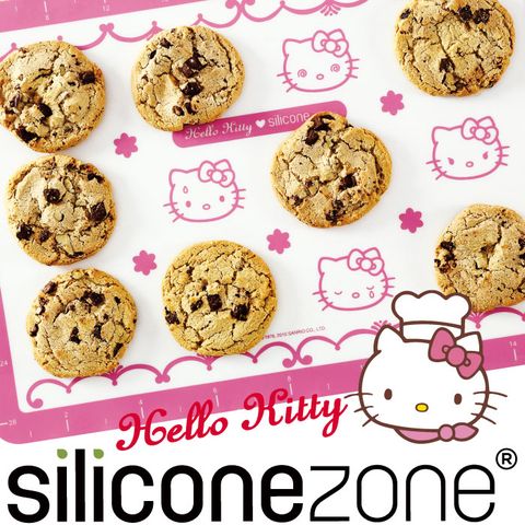 【Siliconezone 】施理康Hello Kitty耐熱矽膠餅乾烤箱墊(BM-11293-AB)