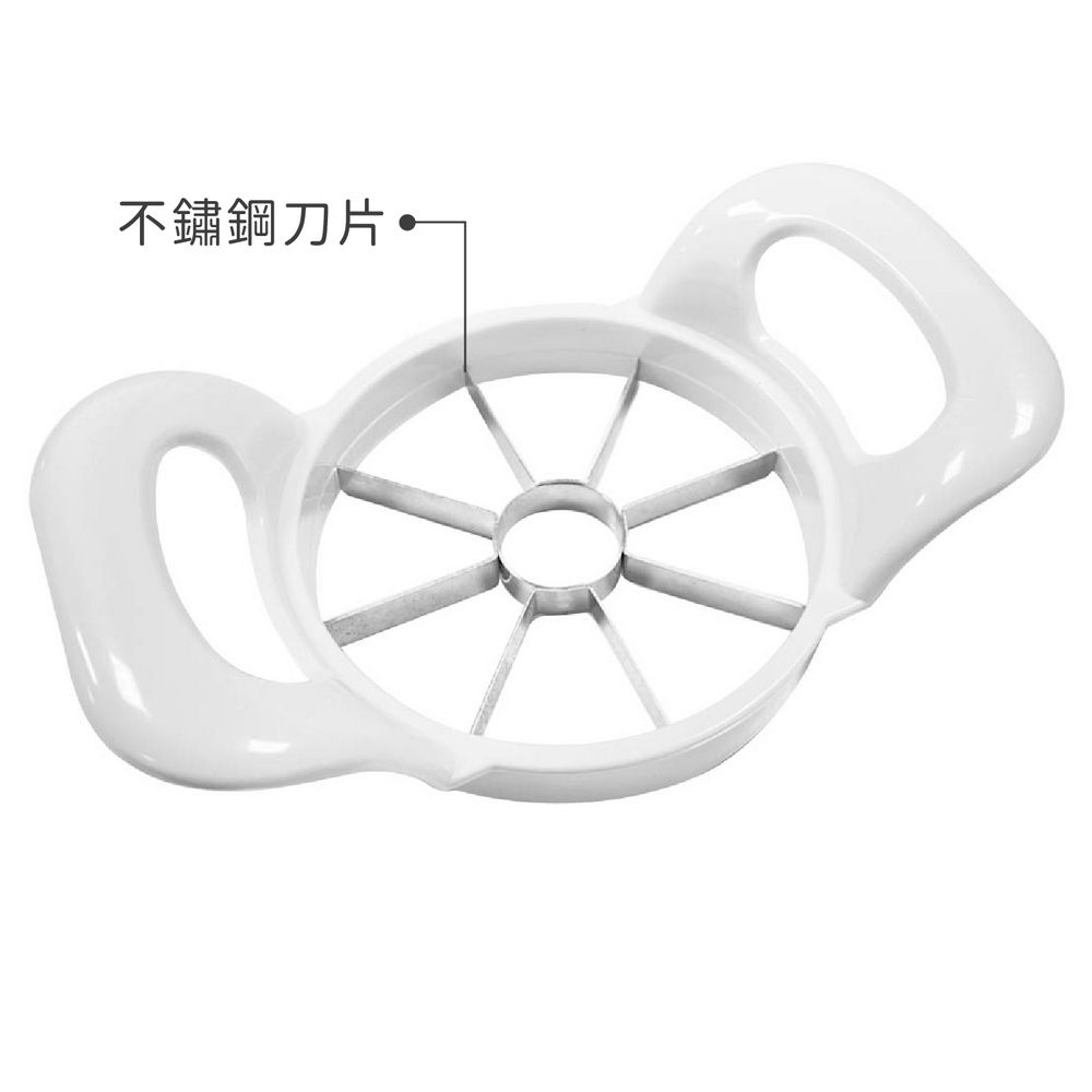 KitchenCraft 蘋果切片器(白) | 去核工具 去核器