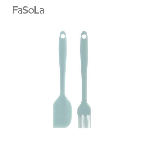 【FaSoLa】矽膠刮刀油刷套裝組 簡約矽膠廚具，使用不傷鍋具 食品用矽膠，抗摔、防裂、耐用 手感舒適，不傷手，耐高溫，不會變形