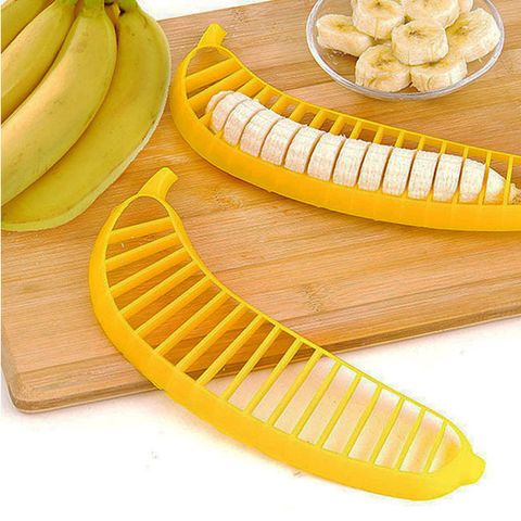 廚房餐廚烘焙料理小幫手▲創意多功能香蕉造型香腸黃瓜切割切片器