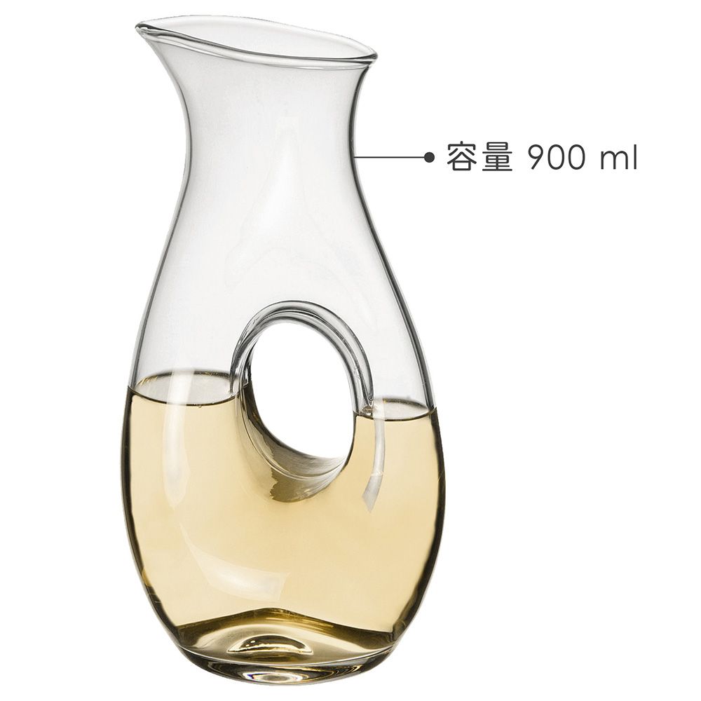 VEGA 斜口中空醒酒瓶(900ml) | 醒酒壺 分酒器