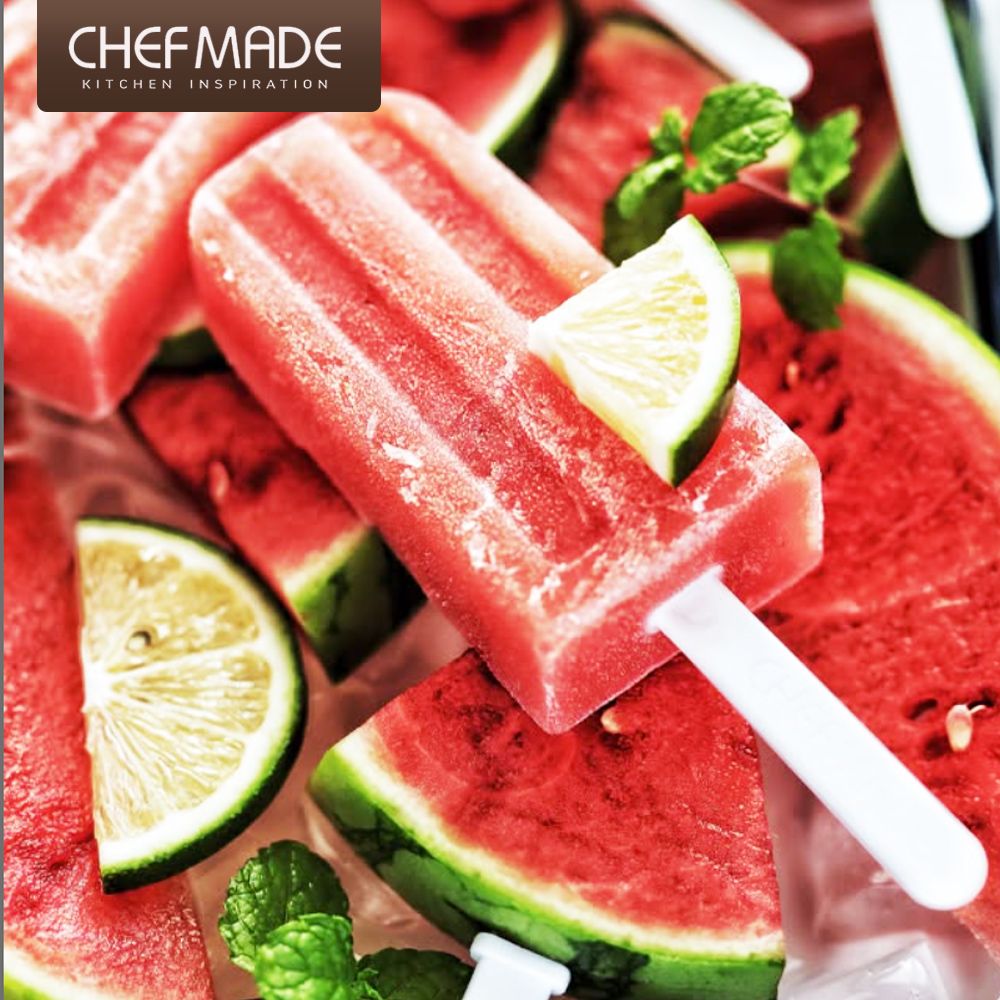 Chefmade 【美國】食品級矽膠 夏日冰棒 三連製冰盒(CM036)
