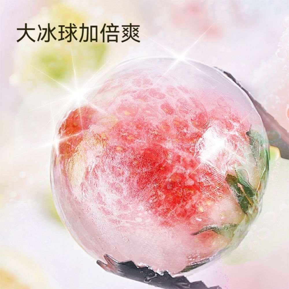 荷生活 耐低溫可疊加快速脫模冰球模具 銀離子大尺寸食品級製冰模具-1入