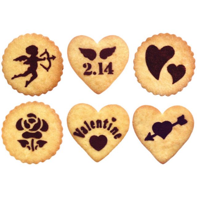 CakeLand 日本情人節餅乾模組(2模+6圖像)