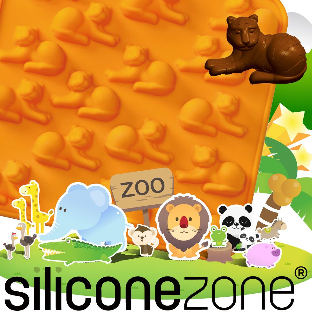 Siliconezone 施理康 ZOO耐熱犀牛巧克力模/冰模(OM-11668-AA)