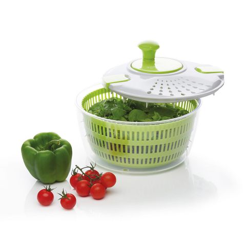 《KitchenCraft》扣式蔬菜脫水器(25cm) | 蔬菜香草脫水器 瀝水籃瀝水盆
