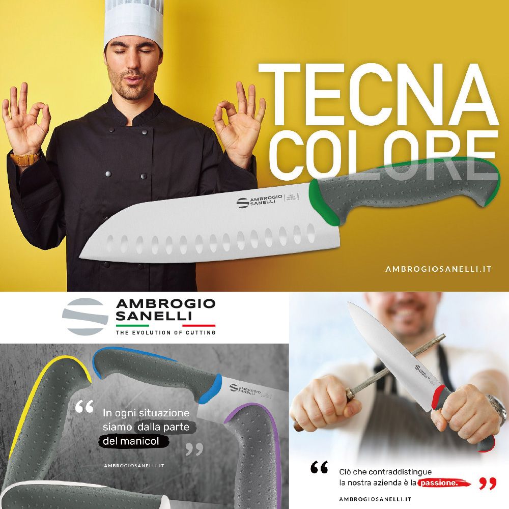 AMBROGIOSANELLITHE EVOLUTION OF CUTTINGIn ogni situazionesiamo dalla partedel manicoAMBROGIOSANELLI.ITTECNACOLOREAMBROGIO!SANELLI66AMBROGIOSANELLI.IT che contraddistinguela nostra azienda è la passione.AMBROGIOSANELLI.IT