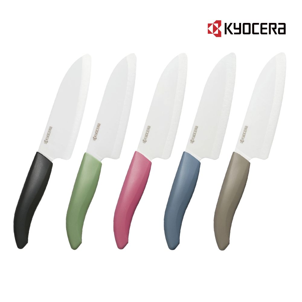 KYOCERA 京瓷 多彩陶瓷三德廚刀-14cm