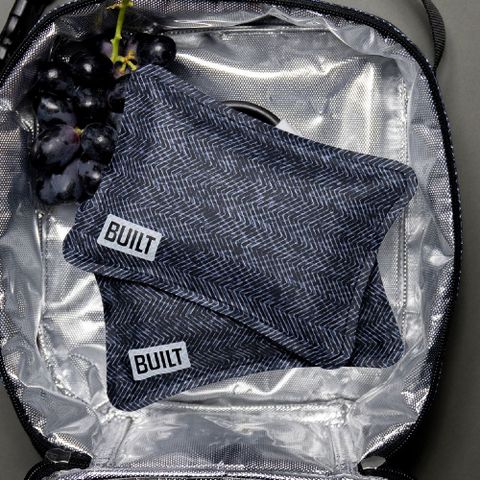 Built 長方保冷劑2入(丹寧藍)