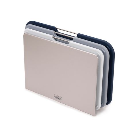 【Joseph Joseph】Nest系列砧板三件組-灰藍(大)