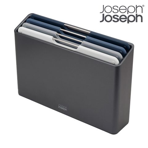 【Joseph Joseph】Folio系列砧板四件組-墨灰(大)