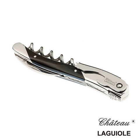 Chateau Laguiole 特級黑牛角藍鑲線侍酒刀