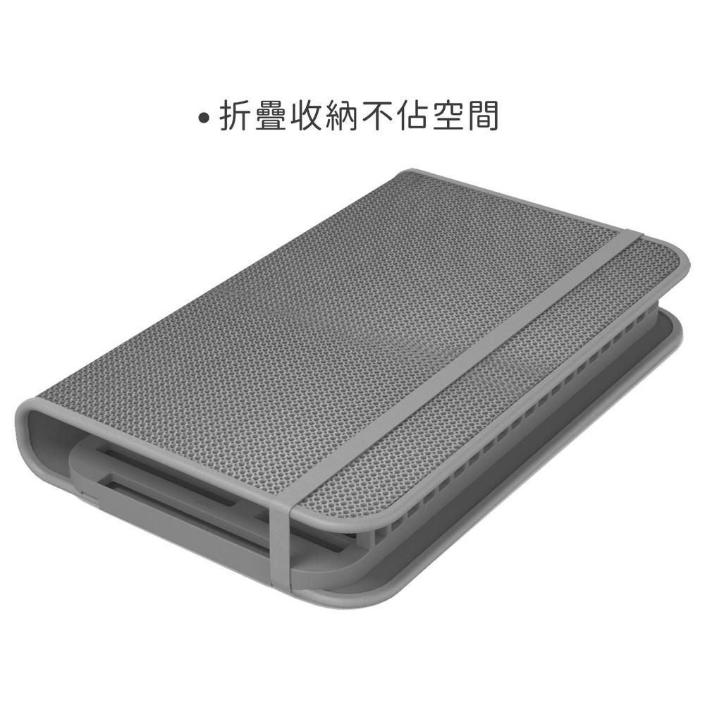 UMBRA 吸水墊+高腳杯碗盤瀝水架(昏灰) | 餐具 碗盤收納架 流理臺架