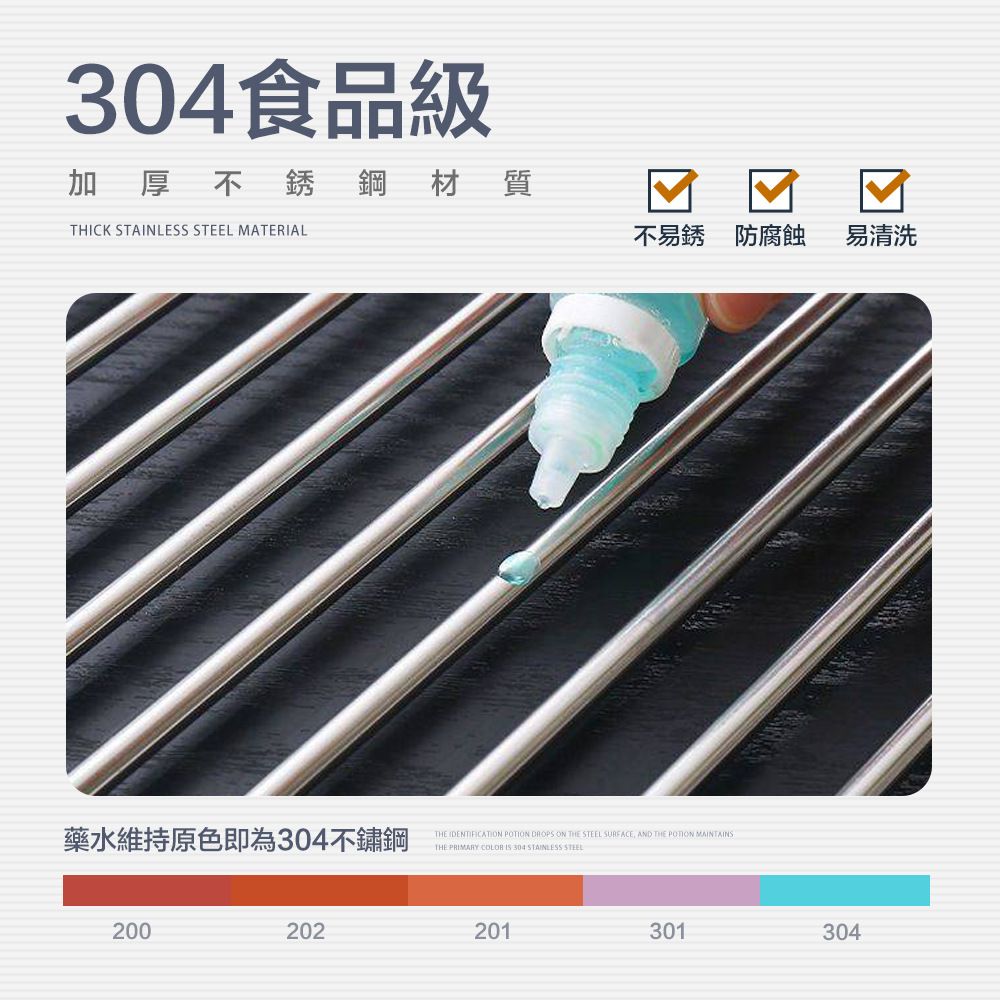 FL生活+ 【FL 生活+】304不鏽鋼蔬果碗盤瀝水架-XL號(52*35公分/摺疊/可折/隔熱墊碗盤架/抹布架)