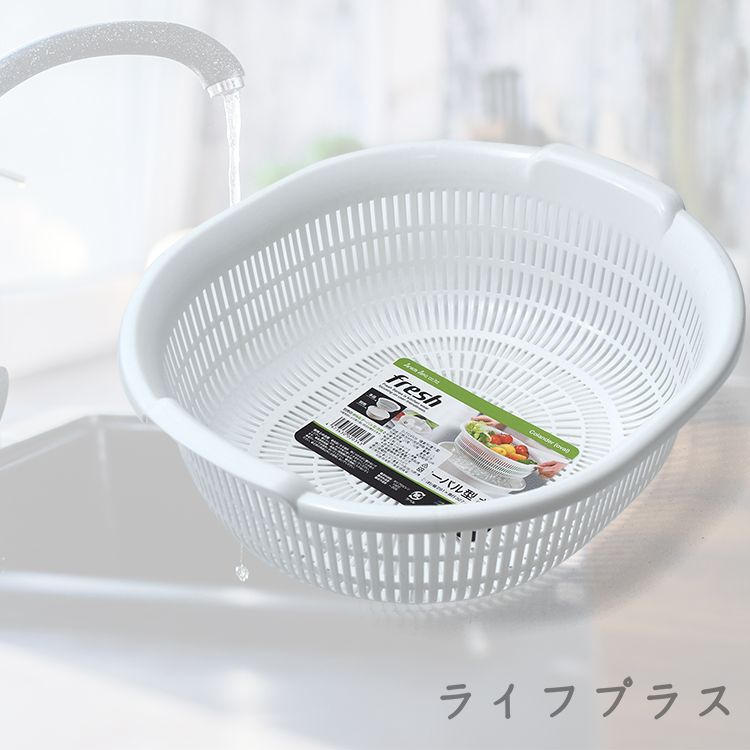 一品川流 日本製 橢圓形濾水籃-1入