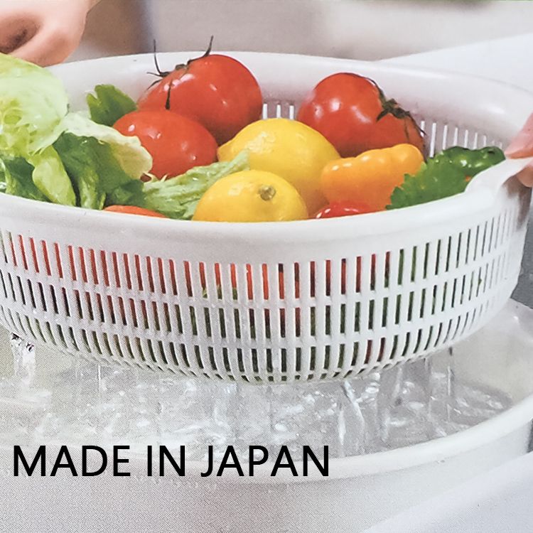 一品川流 日本製 橢圓形濾水籃-1入