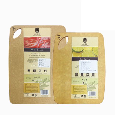 【SAGE美國原裝】無菌木砧板(實用型23x30cm)+(實用型15x20cm)-2入超值組